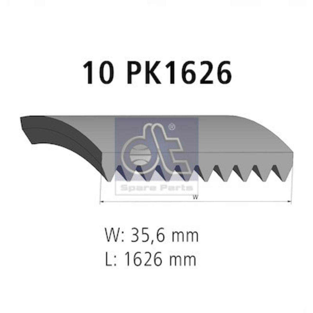 DT Spare Parts 4.80770 Cinghia servizi