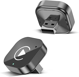 2026 New Wireless CarPlay Adapter & Android Auto Dongle– Converts Wired CarPlay to Wireless, Plug & Play, Auto Reconnect, Dual-Band 2.4G/5G, Lag-Free, USB-A&C Adapter Included - Amazon product rated Grade A