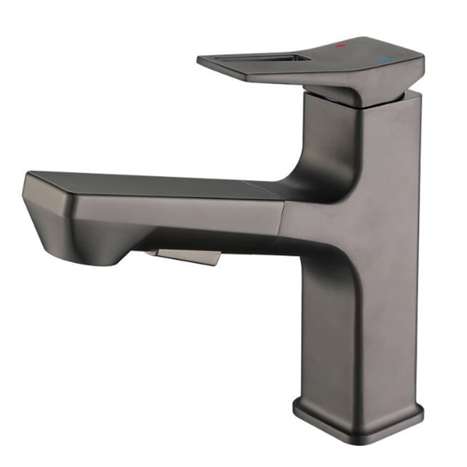 Robinet mitigeur de lavabo eau chaude froide buse extractible 2 jets - 8