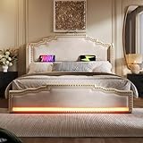 Construcción resistente: listones sólidos combinados con patas de soporte de metal resistentes que garantizan una gran capacidad de carga y estabilidad duradera. El diseño empotrado del marco de la cama y el reposapiés de 44 cm de alto evitan que el colchón se deslice, lo que garantiza un sueño tranquilo y estable.