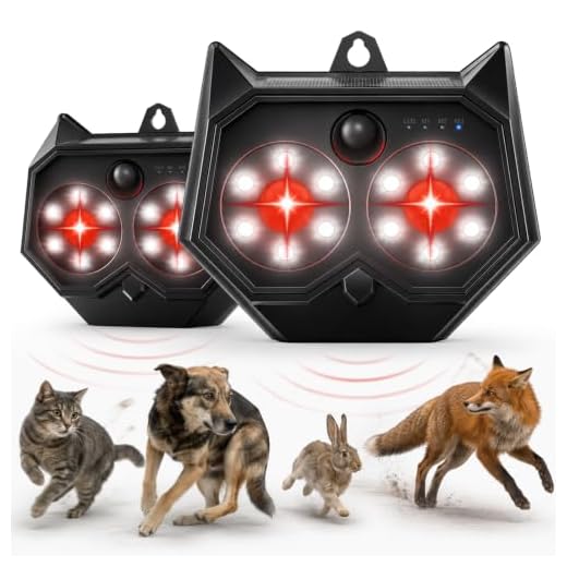 Solar Marderschreck 2er Pack für Garten