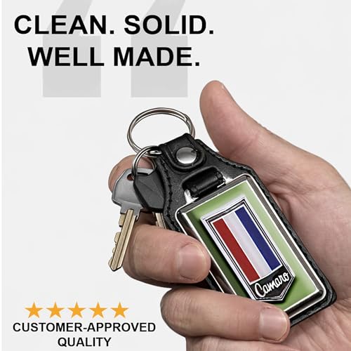 Image of Brotherhood Car Key Chain for Camaro - Classic Models Keychain for Men and Women Gift Key Ring - -