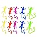 STOBOK Sticky Lizard, 24pcs Funny Sticky Toys Lizard Toy Sticky Hands Lizard Gecko Figures Toys Stretchy Sticky Lizards Toys for Cosplay, Party Favors (Random Color)