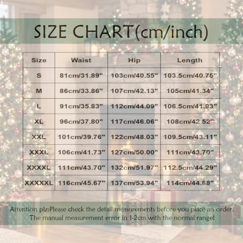 Men's Christmas Cargo Pants Relaxed Fit Straight Leg Hiking Workout Trouser - image 5