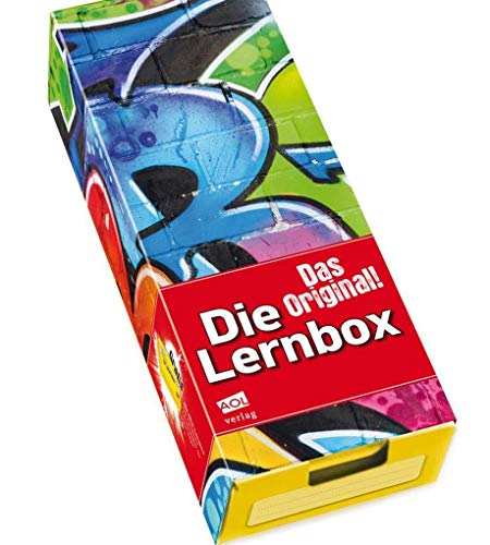 Die Lernbox (DIN A8) - Design: Graffiti: Lernbox zum Selbstbefüllen, fertig montiert (Alle Klassenstufen)