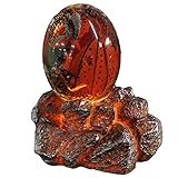 Petite veilleuse lumineuse : que ce soit à côté du lit, sur une table ou sur un dossier, le souvenir œuf de dragon de lave est une décoration idéale ; Convient aux enfants comme veilleuse, laissez le dragon garder la nuit des enfants