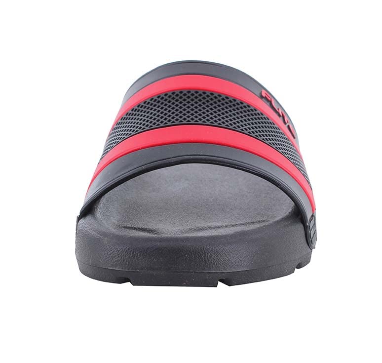 Image of FLITE Men Slippers /Men's Slides /Men's Flip Flop /Daily Use Slide (RED, numeric 9)