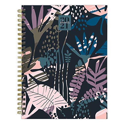 TF PUBLISHING 2021 Painted Foliage Medium Weekly Monthly Calendar Planner - Appointment, Agenda, Notes, Stickers - Home or Office Planning and Organization - Premium Uncoated Paper 6