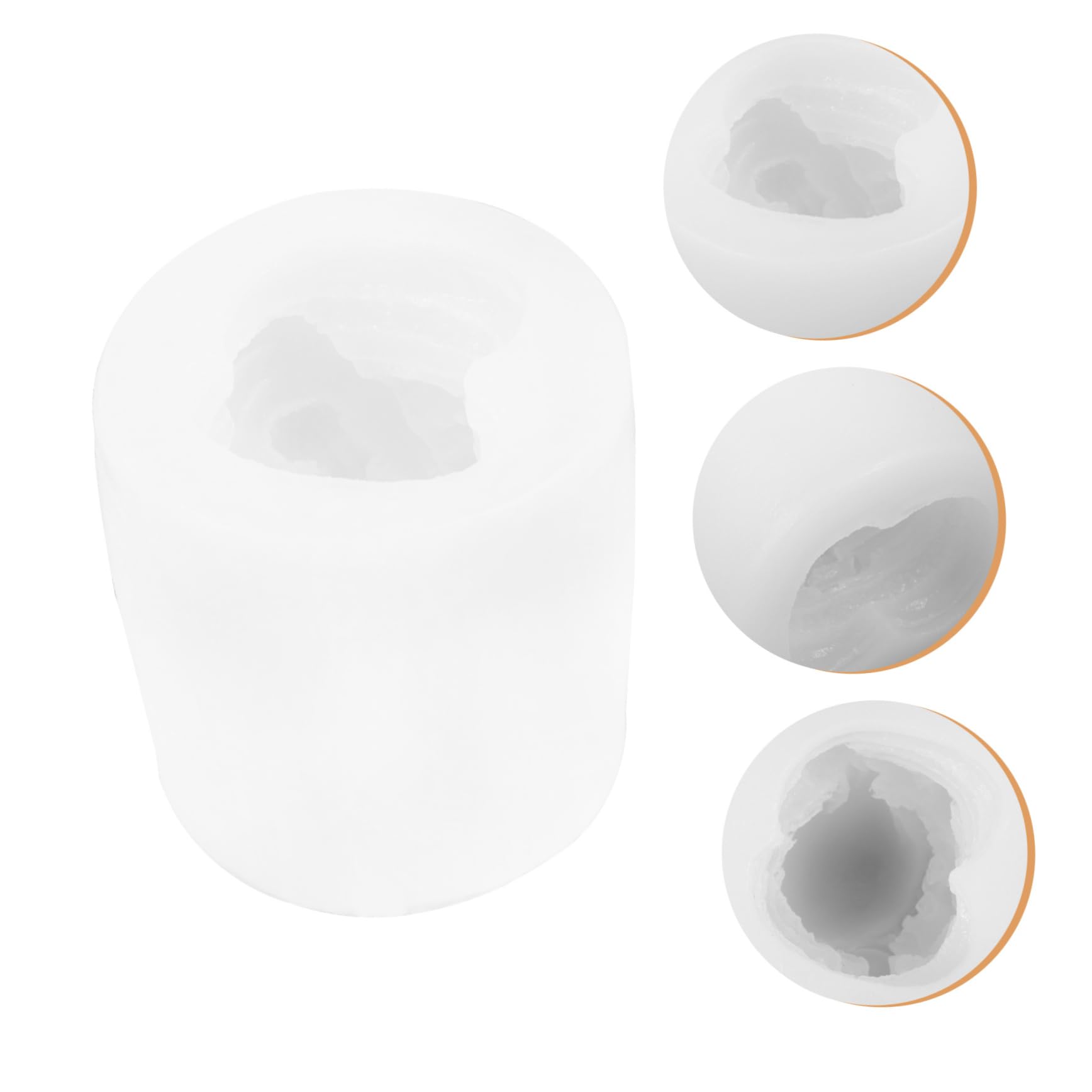 SEWACC 8piezas Molde De Silicona Para Velas Aromáticas De Navidad Diseño De Papá Noel Para Manualidades y Decoración Festiva