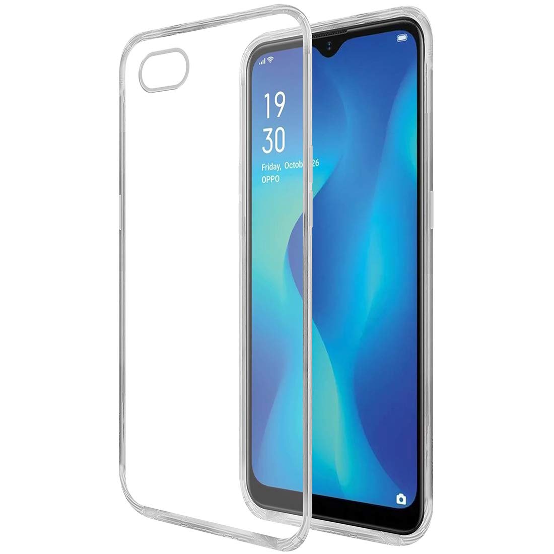 Amazon Brand - Solimo Silicone Mobile Cover for Oppo A1K Soft & Flexible Back Cover (Transparent) (B07XY37NDQ) Amazon Price History, Amazon Price Tracker