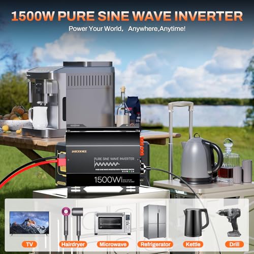 Onduleur 12V 230V pur sinus élimine les coupures de courant en site isolé
