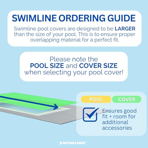 Cubierta Protectora Hidrotools Swimline para Piscinas 21x29 ft miniatura 5