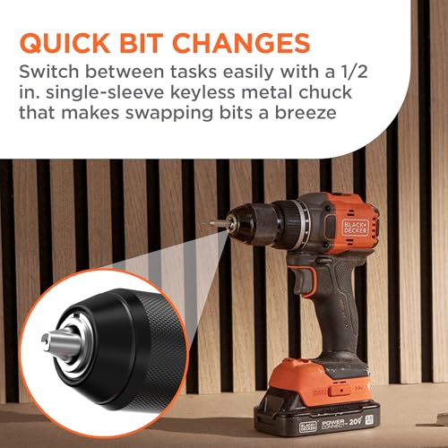 Black+Decker POWERCONNECT Brushless Drill