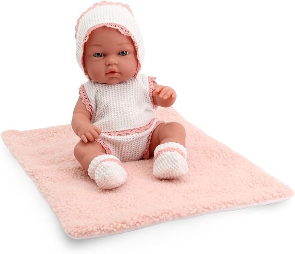 Tachan Muñeca Bebé 30cm con Ropa Rosa