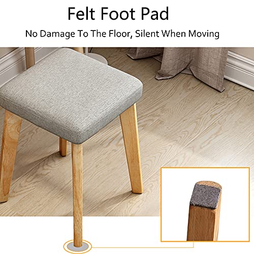 Tabouret de bar empilable tissu marron chaise cuisine multifonction