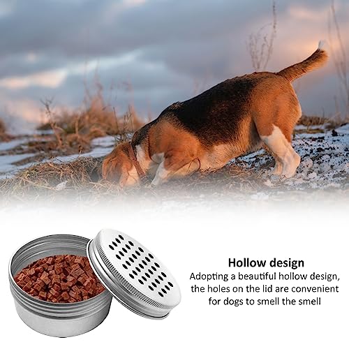 Takingup Training für Hunde, 12-teiliges Aluminium-Hundetrainingsset mit Geruchsbehältern und Deckeln, Hundenasen-Arbeitsgerät zur Geruchserkennung und -Arbeit