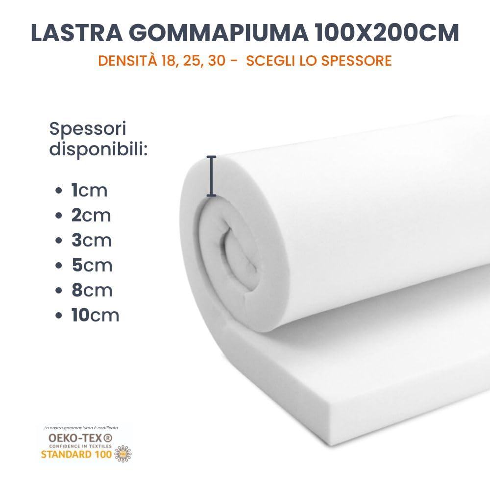 Viglietti Lot De 6 Garnissages Carrés Pour Rembourrage De Chaises, En Polyuréthane Expansé Haute