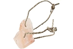 2 Pack Natural Himalayan Rock Small Animals Salt Lick on a Rope...