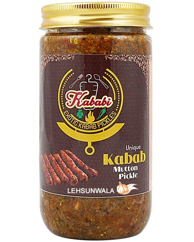 kababi Kababi's Lehsunwala Mutton Seekh Kabab Pickle(400 GM) Unique Kabab Pickle(Non Veg Pickle)- Mutton Pickle-picture-19