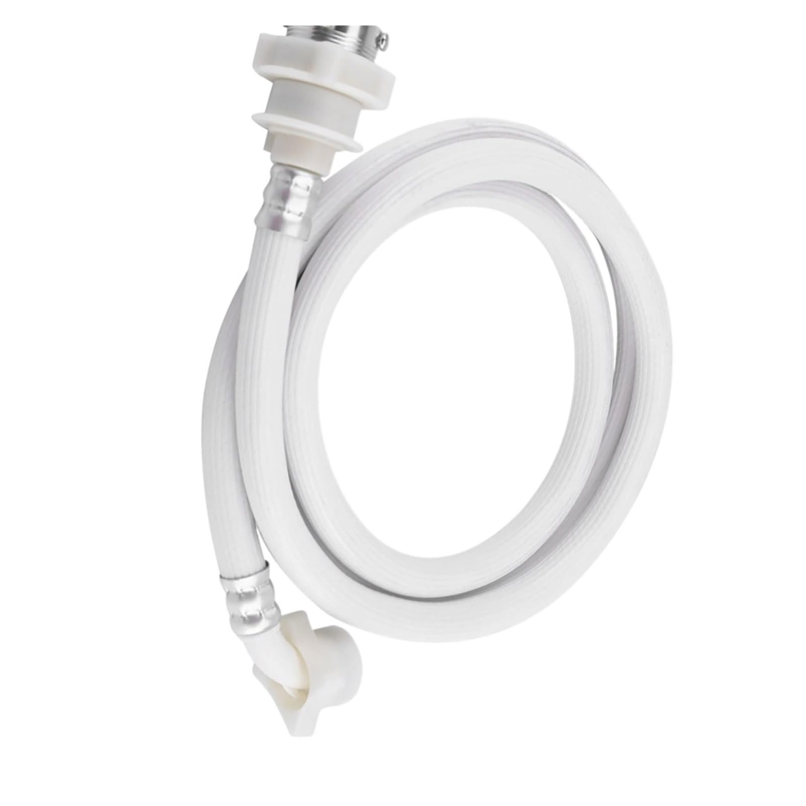 Manguera De Entrada Lavadora Manguera De Entrada De Agua Lavadora Manguera De Entrada De Agua Conector De Tubo De Tubería De Lavadora Color Blanco Longitud Larga(JY02422-02)