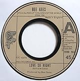  Love so right (1976) / Vinyl single [Vinyl-Single 7\'\']