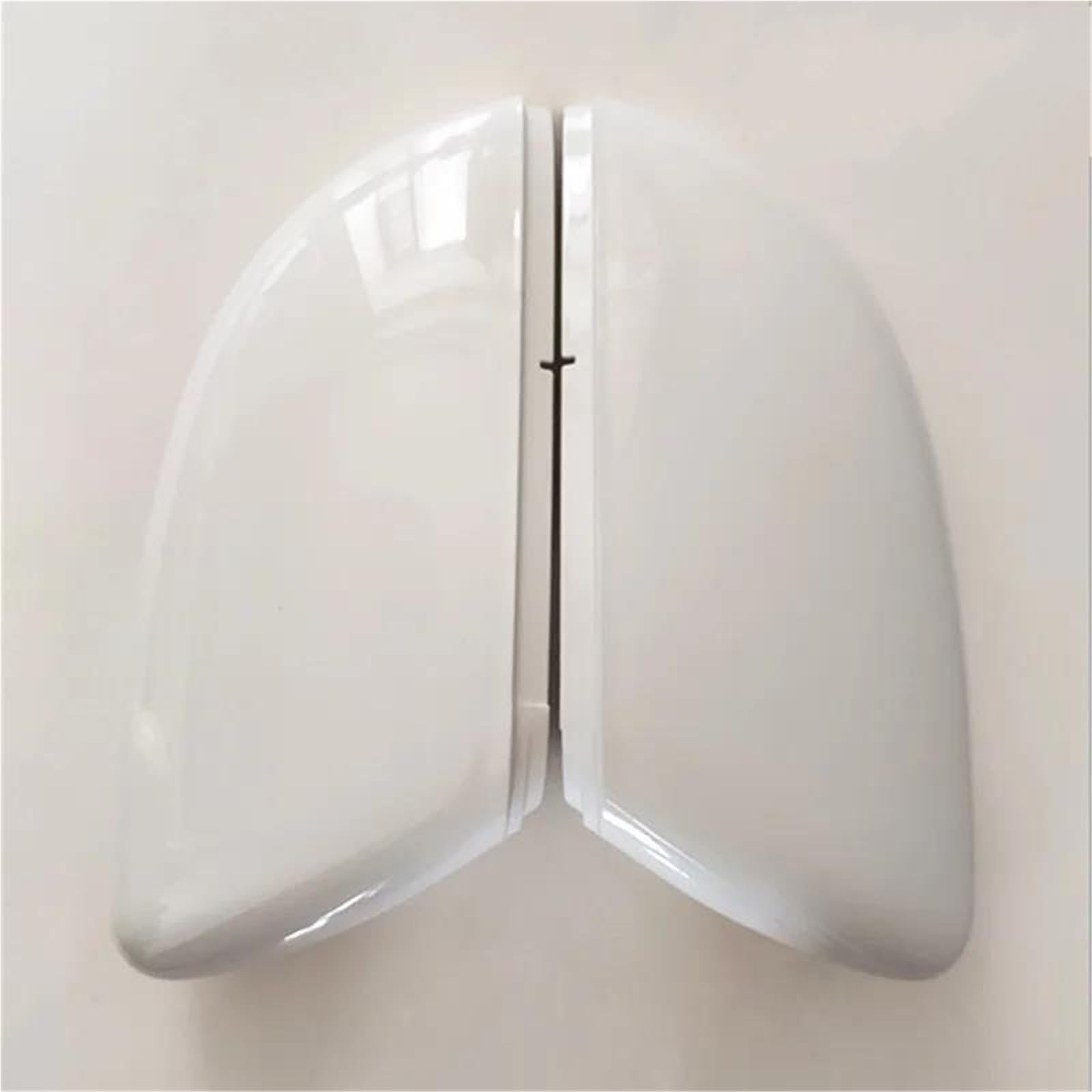 Retroviseurs Paire De Coques De Rétroviseurs Pour VW Pour Golf 6 Pour MK6 Pour GTI R20 Pour Touran 2011-2015 Coques De Rétroviseur Extérieur Lateraux Coque(BLANC)