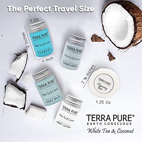 Terra Pure White Tea and Coconut Hotel Soaps and Toiletries Bulk Set