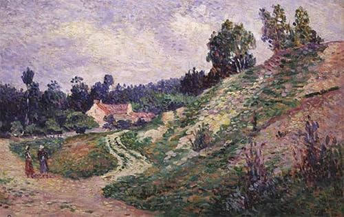 Toile Maximilien Luce Molineux 60x90cm pour Remplacer un Mur Vide par un Chef-d'œuvre Lumineux