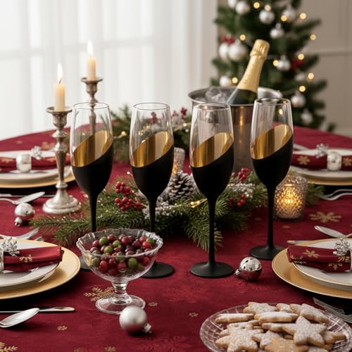 La Mejor Selección de Copas de champaña con tallo hueco comprados en linea. 26 Copas de champaña con tallo hueco marca MyGift (2)