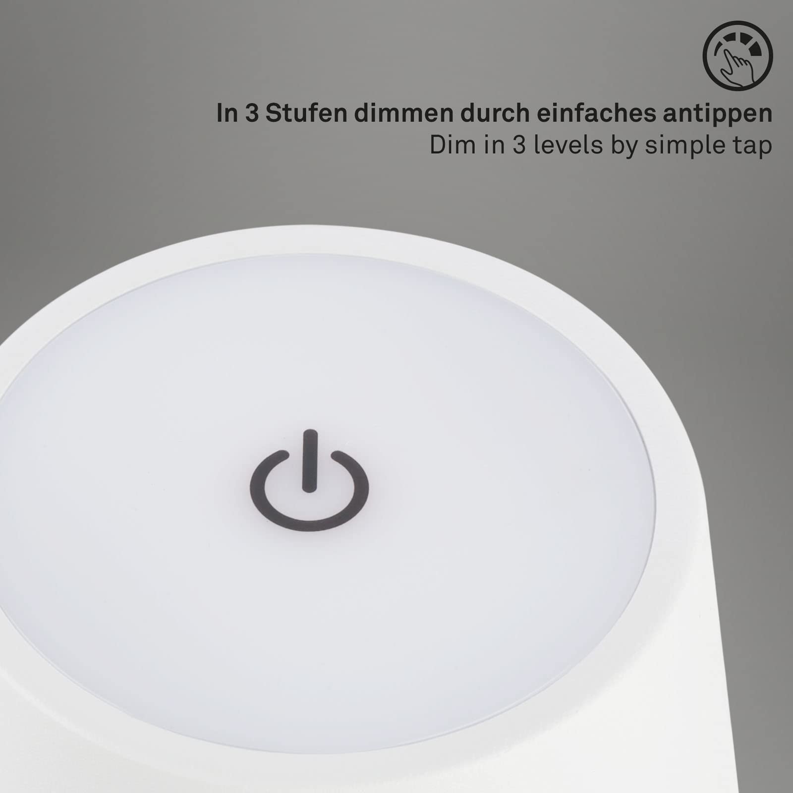 2 stuks Snoerloze LED Tafellamp, 3 kleuren Traploos dDimbare Tafellamp 5600mAh ingebouwde oplaadbare batterijlamp, zwarte draagbare LED Aanraakbureaulamp voor slaapkamer, koppeldiner, bureau, café