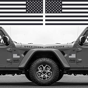 AMAZON - New General American Flag Premium Vinyl Decals – Tactical American Flag – 2-Pack – Decal-3×5-Tactical Flag-2PK-R
