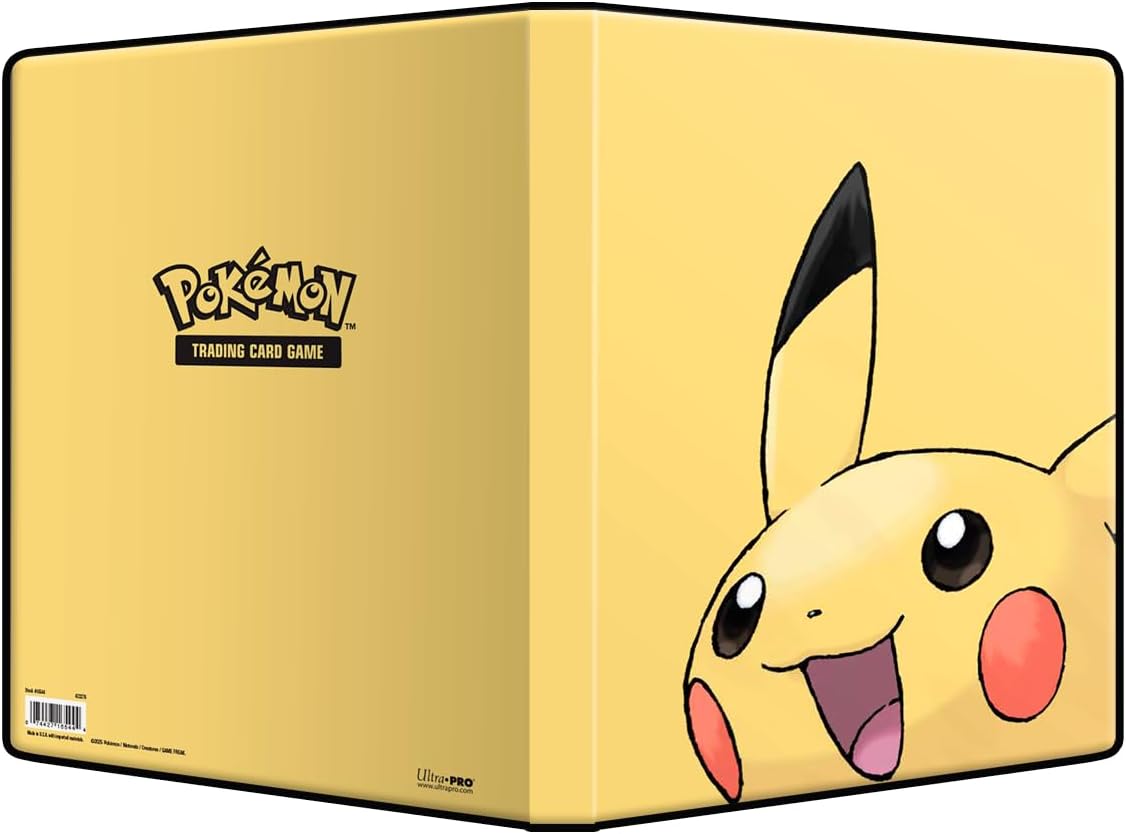 Ultra Pro | Pokemon: Pikachu 9-Pocket Portfolio | Trading Card Game Accessory