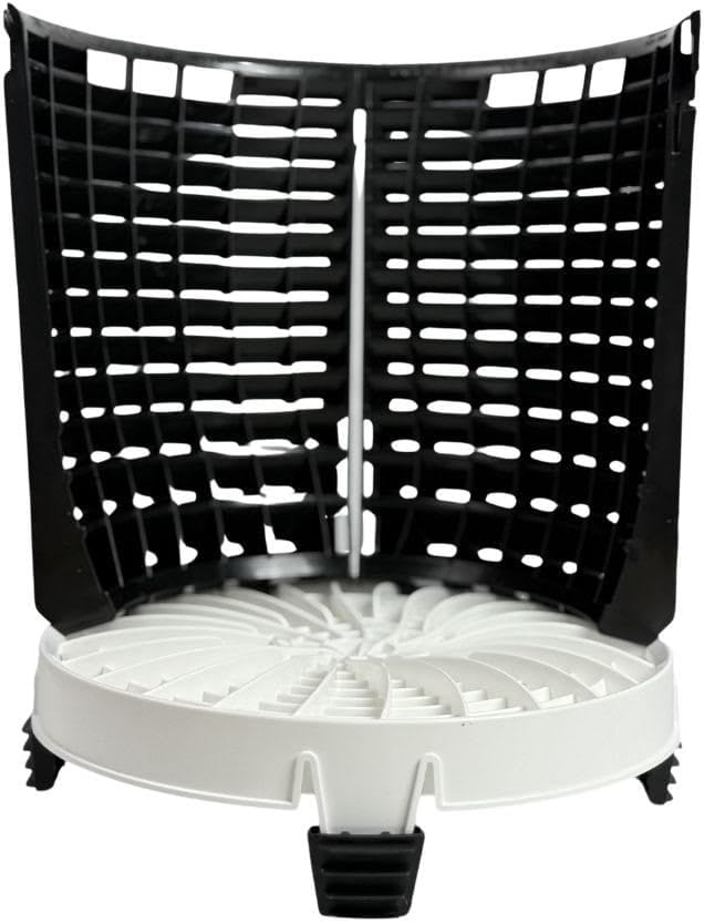 Detail Guardz Scrub Wall Bundle – Bucket Insert Car Wash Grit Guard System for Wash Mitts, Wheel Brushes & Microfiber, Traps Dirt Below for Cleaner Wash Water - Dirt Lock (White) & Scrub Wall (Black)