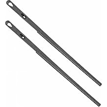 2 Pcs Sewing Leather Needles, Single Prong Lacing Needles, Metal Single Hole Leather Rope Woven Needle, Manual Lacing Threading Prong Steel Needle for Leathering Craft