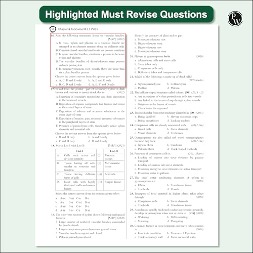 Image of (Old Edition) PW 38 Years NEET Previous Year Solved Question Papers Biology PYQ (2025 - 1988) Chapterwise Topicwise Solutions For NEET Exam 2026 with Newly Added Topics PW [May 05, 2025] PW