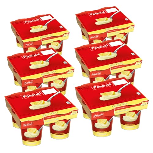 Pascual - Yogur Original Sabor Limón. Caja de 6 Pack de 4 x 120g. Total 24 uds.