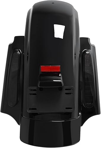 Miniatura 2 de XMT-MOTO Sistema de guardabarros trasero con kit de soporte de alforja con luces LED integradas para Harley Davidson Touring Modelos Road King