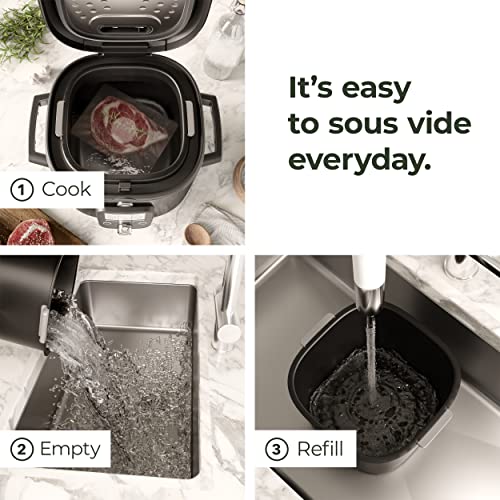 MAGNIFIQUE 6 Quart Sous Vide Cooker: The Ultimate Solution for Superbly Cooked Meals Every Time, 8-in-1 to Steam, Bake, Roast, Sear, Sauté, Yogurt Maker, Delay Start Programmable, Stainless Steel - Thumbnail 5
