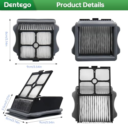 Image of Vacuum Filter Replacement for Tineco iFloor 3, Floor ONE S3, Floor ONE S5 | Compatible with Tineco Floor ONE S5 Pro Cordless Wet Dry Vacuum Cleaner, iFloor 3 Replacement Parts, 4 Pack