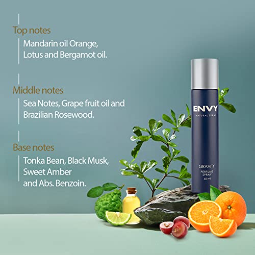 Image of ENVY Gravity Gift Pack Deodorant - 120ML & Gravity Perfume - 60ML (Combo Pack of 2)