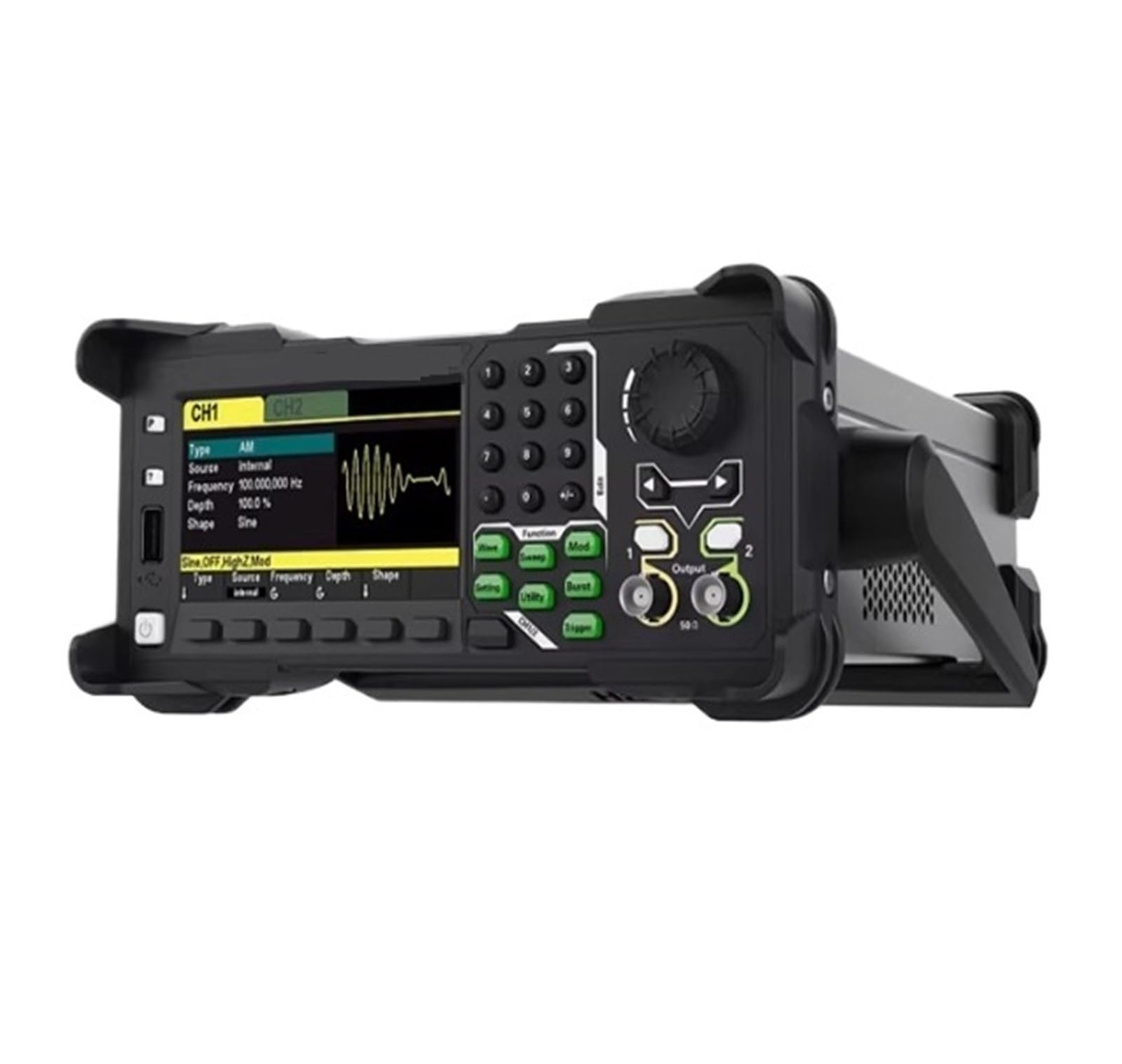HDG3102B 100MHz 2 canales Generador de señal de función arbitraria 300MSa/s