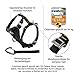 Kurgo TRU-Fit Leine, Halsband Hund, No Pull Hundegeschirr, Frontclipfunktion für Training & Hundegurt fürs Auto, Hunde Zubehör Größe M (mittel)