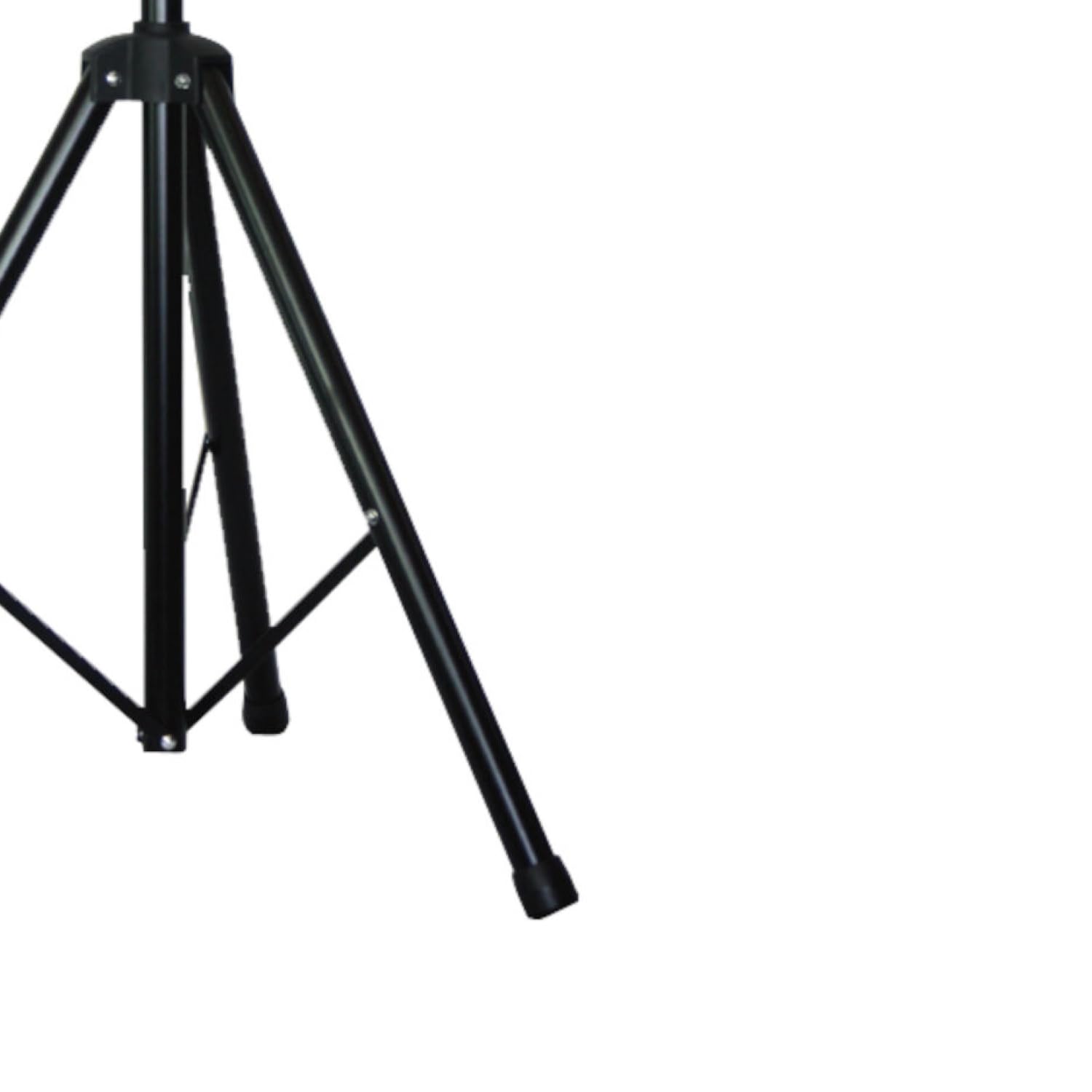Ibiza SS03 Supporto per diffusori in alluminio max 1,80 m 30 kg Nero