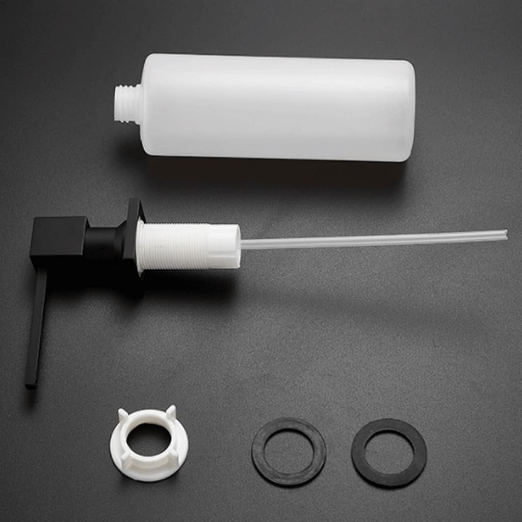 Soap Dispenser for Kitchen Sink, Built in Design Refill from Top with Bottle Refillable Container Large Bottle Soap dispensers