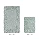 Better Trends Badteppich aus 100% Baumwolle in Shaggy-Bordürsten-Kollektion – ultraweicher, saugfähiger, getufteter Badteppich für Badezimmerboden, Dusche und Waschbecken, 61 x 101,6 cm, Blau