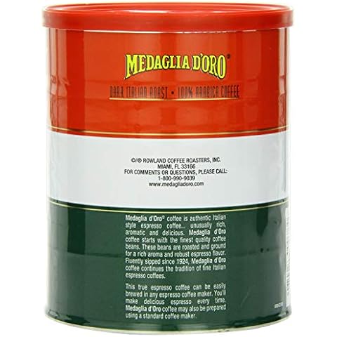 Medaglia D'Oro Italian Roast Espresso Style Ground Coffee, 10 Ounces Cover