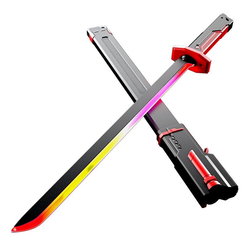 Toys - 32" Pretend Play & Knight Toys Sparkblade Sword with Sparks, Realistic Smoke, Sparks on Draw, Multicolor LED Lights, Perfect for Costumes, Halloween, and Display-image-49