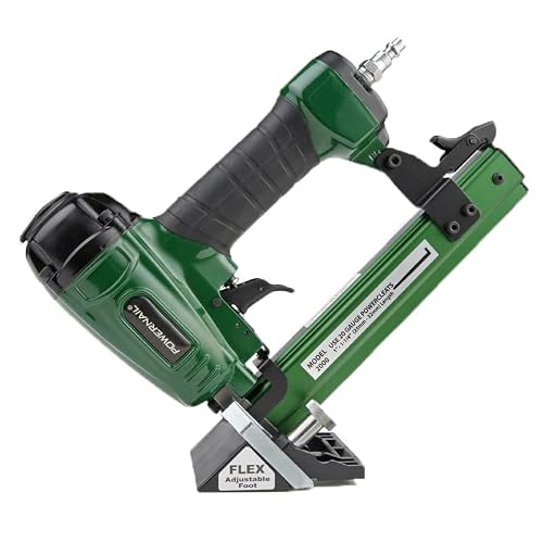 Powernail 2000 Pneumatic 20 Gauge Trigger Pull L-Cleat Flooring Nailer (Includes (2) 1,000Ct Packs Of L12520 20-Gauge L-Cleat Nails) #TOP1