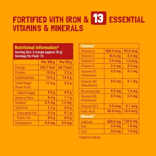Image of Slurrp Farm No Added Sugar Instant Wheat Apple & Banana Cereal | No Milk No Preservatives | 300g (Pack of 3)