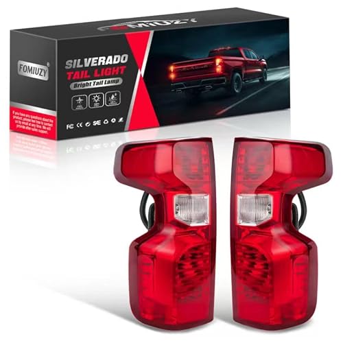 Halogen Tail Lights Assembly Fit Chevy Silverado 1500 2019 2020